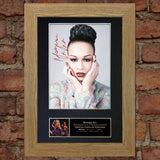 REBECCA FERGUSON Mounted Signed Photo Reproduction Autograph Print A4 214