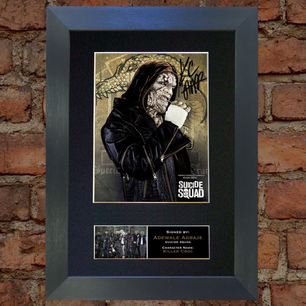 SUICIDE SQUAD Killer Croc Signed Autograph Mounted Photo Reproduction Print 626