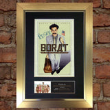 BORAT Sacha Baron Cohen Quality Autograph Mounted Photo Repro Print A4 484