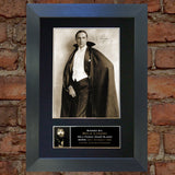 BELA LUGOSI Dracula Mounted Signed Photo Reproduction Autograph Print A4 311
