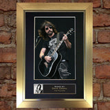 DAVE GROHL Foo Fighters Mounted Signed Photo Reproduction Autograph Print A4 77
