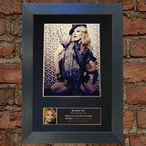 MADONNA Mounted Signed Photo Reproduction Autograph Print A4 229