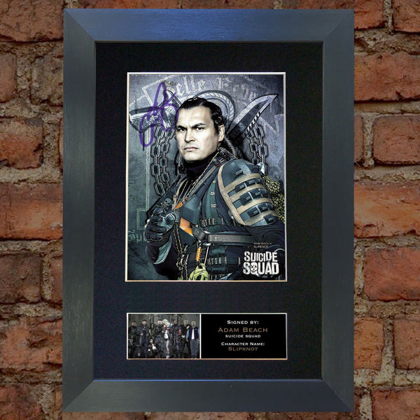 SUICIDE SQUAD Slip Knot Adam Beach Signed Autograph Mounted Photo Re Print 627