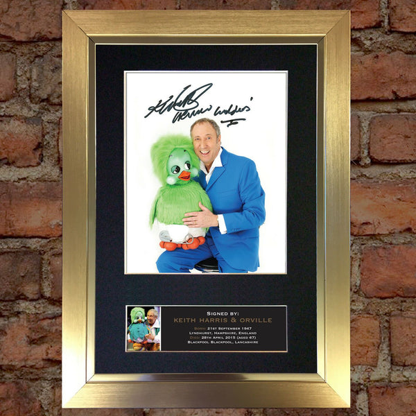 KEITH HARRIS & ORVILLE Quality Autograph Mounted Signed Photo Re-Print A4 737