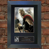 THOR Chris Hemsworth Top Quality Signed Mounted Autograph Photo Print (A4) No586