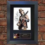 CARLOS SANTANA Mounted Signed Photo Reproduction Autograph PRINT A4 668