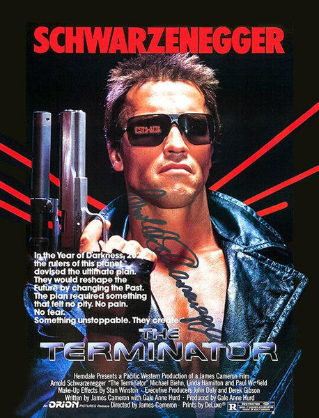 TERMINATOR Movie Poster Quality Autograph Mounted Signed Photo RePrint A4 730