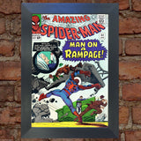 SPIDERMAN Comic Cover 32nd Edition Cover Reproduction Vintage Wall Art Print #10