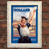 HOLLAND VINTAGE RETRO TRAVEL Poster Nostalgic Home Art Print Wall Decor #35