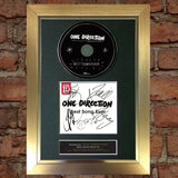 ONE DIRECTION 1D Best Song Ever Signed CD COVER MOUNTED A4 Autograph Print 54