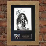 JANET JACKSON Quality Autograph Mounted Signed Photo Reproduction PRINT A4 670