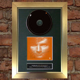 ED SHEERAN + Album Signed CD COVER MOUNTED A4 Autograph Repro Print (39)