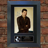 FREDDIE MERCURY Queen Mounted Signed Photo Reproduction Autograph Print A4 65