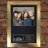 RED HOT CHILI PEPPERS Mounted Signed Photo Reproduction Autograph Print A4 183