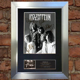 LED ZEPPELIN #2 RARE Signed Autograph Mounted Photo Repro A4 Print 512