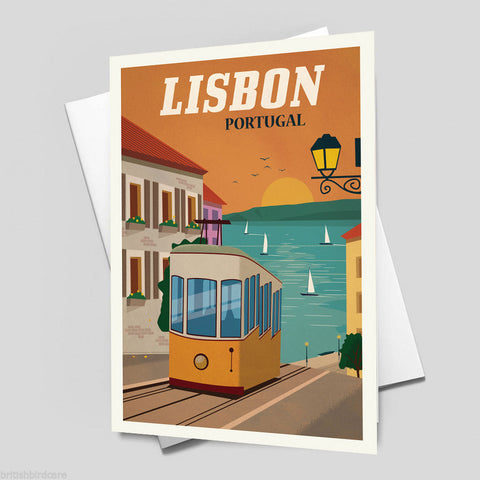LISBON VINTAGE RETRO TRAVEL Poster Nostalgic Home Art Print Wall Decor #47