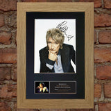 ROD STEWART No2 Signed Autograph Quality Mounted Photo Reproduction PRINT A4 602