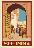 INDIA VINTAGE RETRO TRAVEL Poster Nostalgic Home Art Print Wall Decor #39