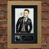 JUSTIN TIMBERLAKE Mounted Signed Photo Reproduction Autograph Print A4 331