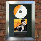 MICHAEL BUBLE Album Signed CD COVER MOUNTED A4 Autograph Repro Print 35