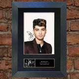 ZAYN MALIK Mounted Signed Photo Reproduction Autograph Print A4 317