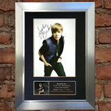 JUSTIN BIEBER No1 Mounted Signed Photo Reproduction Autograph Print A4 82