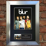 BLUR Mounted Signed Photo Reproduction Autograph Print A4 352