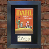 ROALD DAHL James and the Giant Peach Book Cover Autograph Signed Print 685
