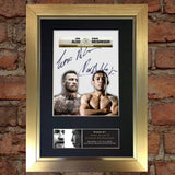 Jose Aldo & Conor McGregor Quality Autograph Mounted Signed Photo PRINT A4 564