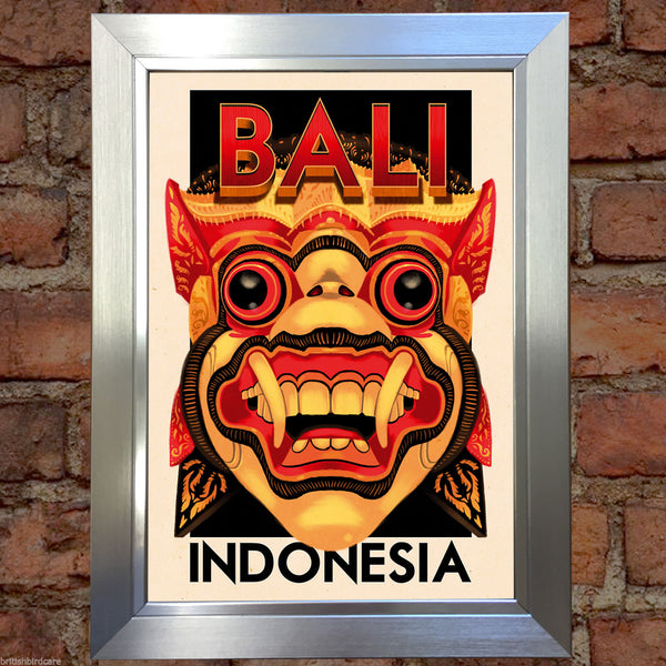 BALI VINTAGE RETRO TRAVEL Poster Nostalgic Home Art Print Wall Decor #21