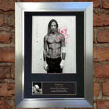 IGGY POP Signed Autograph Mounted Photo Repro A4 Print 439