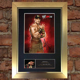JOHN CENA WWE Quality Autograph Mounted Photo Repro A4 Print 527