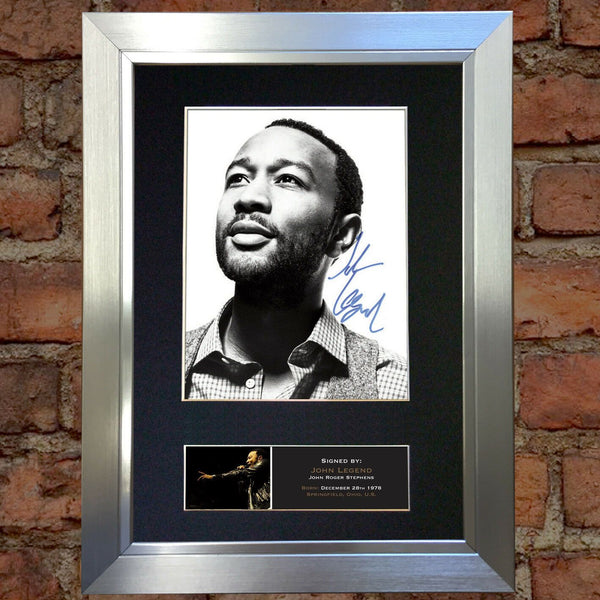 JOHN LEGEND  Signed Autograph Mounted Photo Repro A4 Print 438