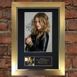 KELLY CLARKSON Mounted Signed Photo Reproduction Autograph Print A4 243