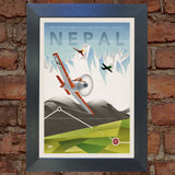 NEPAL VINTAGE RETRO TRAVEL Poster Nostalgic Home Print Wall Decor #57