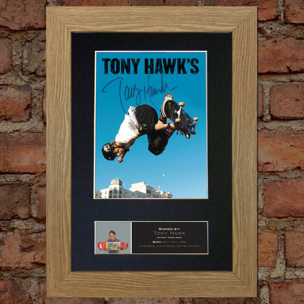 TONY HAWKS Signed Autograph Mounted Photo Repro A4 Print 497