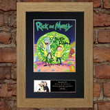 RICK AND MORTY Quality Autograph Mounted Signed Photo RePrint Poster 749
