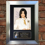 MICHAEL JACKSON Memorial Mounted Signed Photo Reproduction Autograph Print A4 68