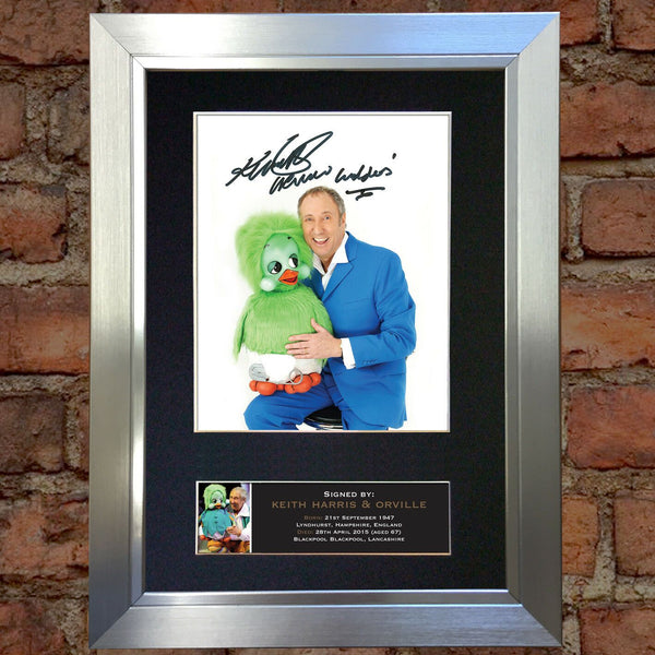 KEITH HARRIS & ORVILLE Quality Autograph Mounted Signed Photo Re-Print A4 737