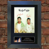 RIZZLE KICKS Mounted Signed Photo Reproduction Autograph Print A4 144