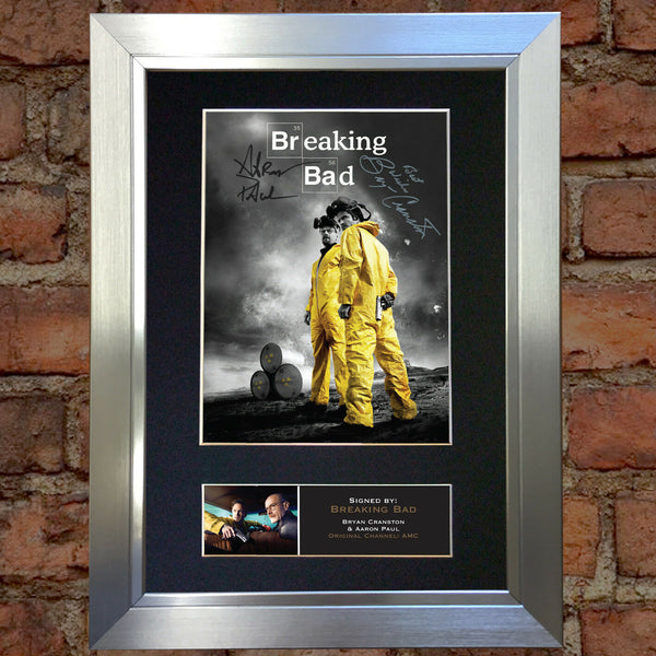 BREAKING BAD Mounted Signed Photo Reproduction Autograph Print A4 362