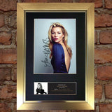 KATE MOSS Model Signed Autograph Quality Mounted Photo Repro A4 Print 517