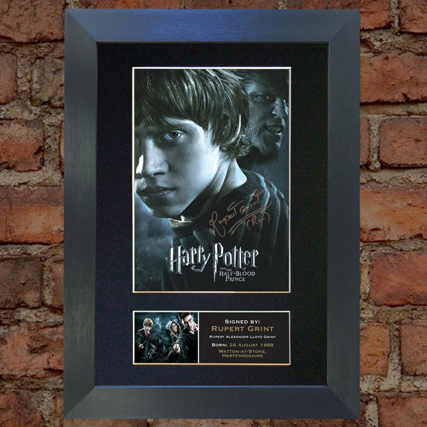 RUPERT GRINT harry potter Mounted Signed Reproduction Autograph Print A4 134