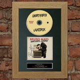 BRUNO MARS Album Signed CD COVER MOUNTED A4 Repro Autograph Print 27