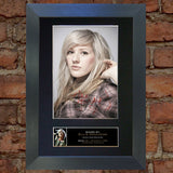 ELLIE GOULDING No1 Mounted Signed Photo Reproduction Autograph Print A4 222