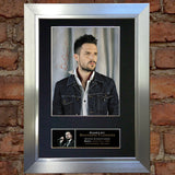 BRANDON FLOWERS Mounted Signed Photo Reproduction Autograph Print A4 160