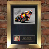 CASEY STONER Mounted Signed Photo Reproduction Autograph Print A4 44