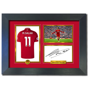 Mohamed Salah Liverpool Autograph Signed Photo Birthday Christmas Gift Print 792