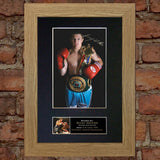 RICKY HATTON Mounted Signed Photo Reproduction Autograph Print A4 52