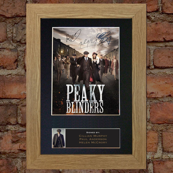 PEAKY BLINDERS Autograph Mounted Signed Photo Reproduction Print Poster 763